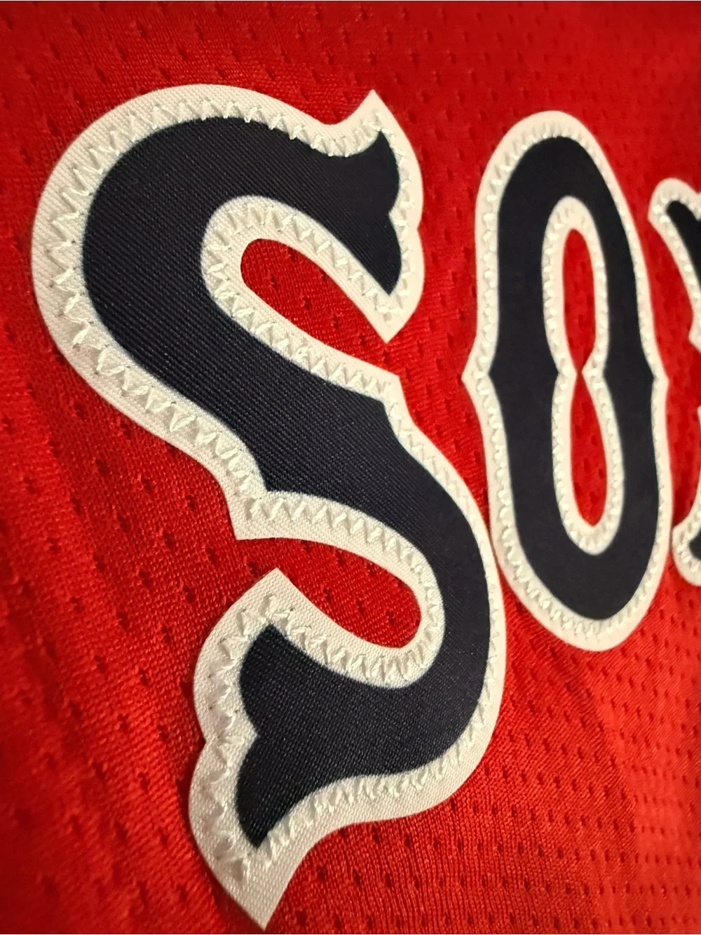 Nike official MLB Boston Red Sox Jersey Red mesh with Navy Accents
